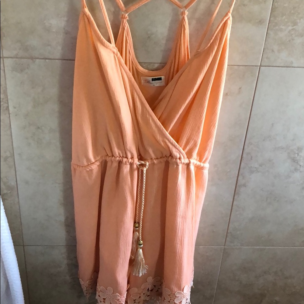 Orange Romper